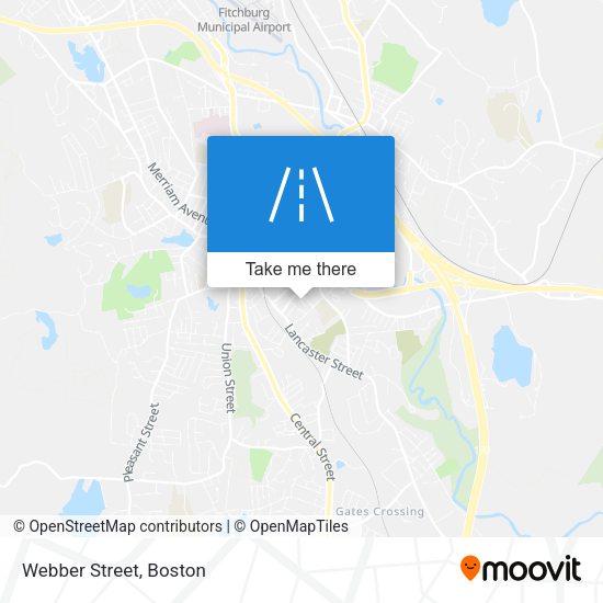 Mapa de Webber Street