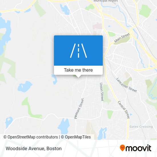 Mapa de Woodside Avenue