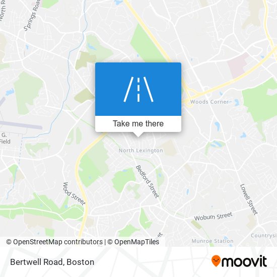 Mapa de Bertwell Road