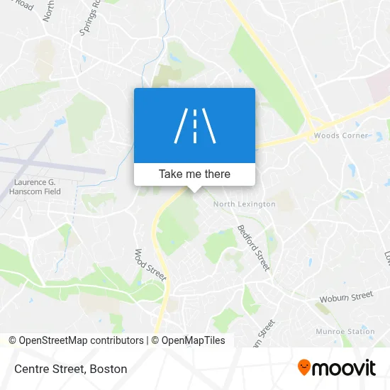 Centre Street map