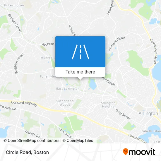 Mapa de Circle Road
