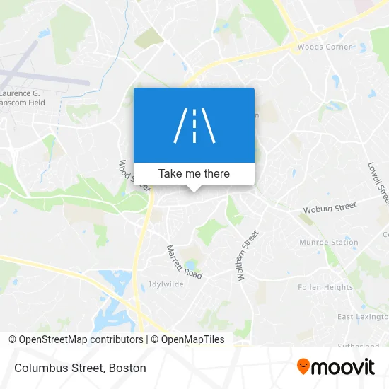 Columbus Street map