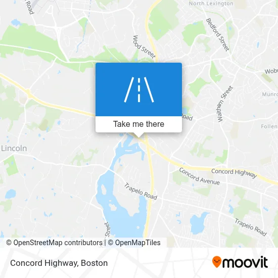 Concord Highway map