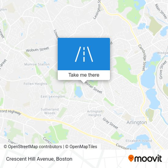 Mapa de Crescent Hill Avenue