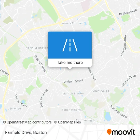Fairfield Drive map