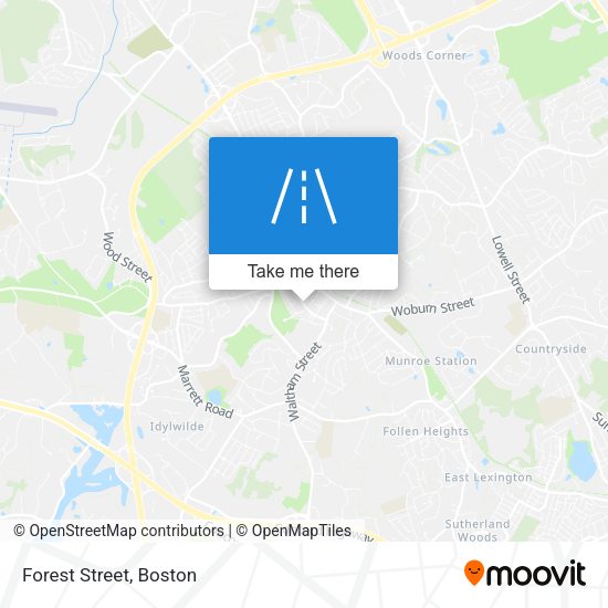 Mapa de Forest Street