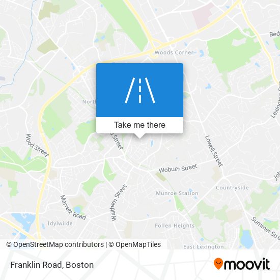 Franklin Road map