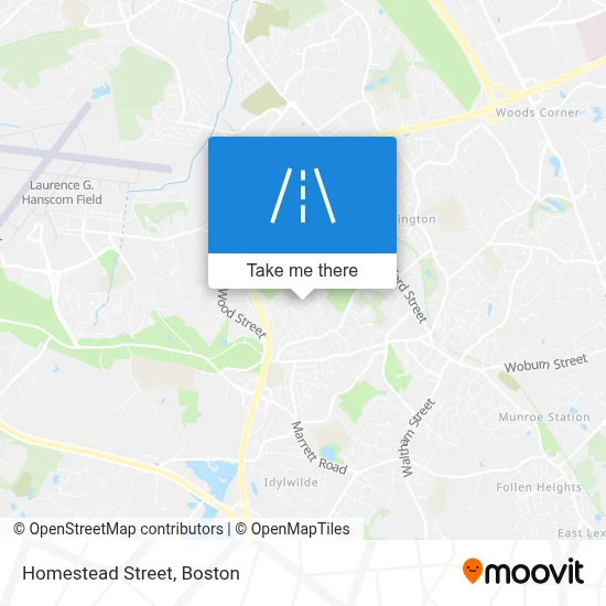 Homestead Street map