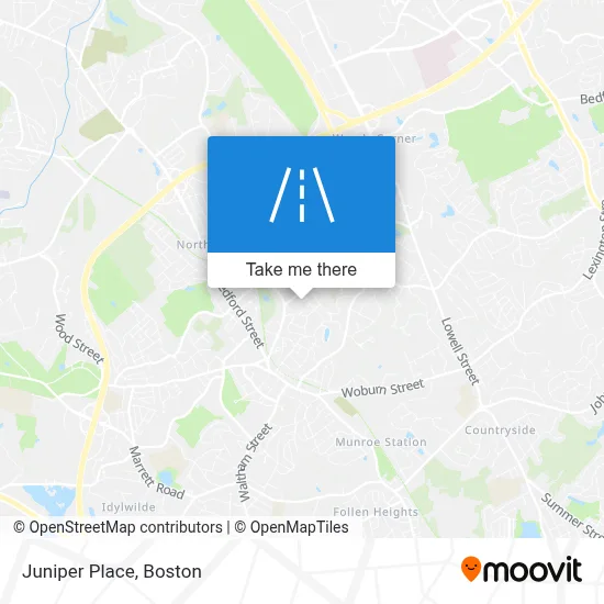 Juniper Place map