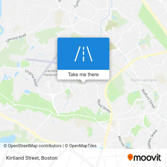 Kirtland Street map