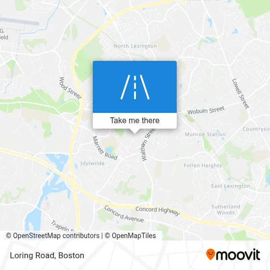 Loring Road map