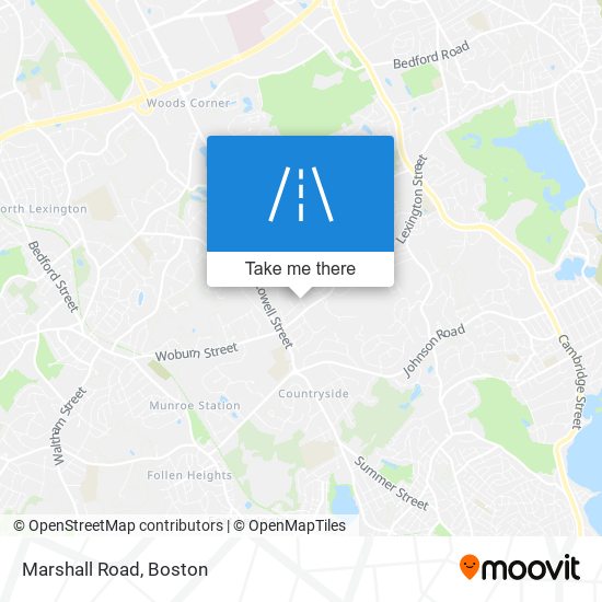 Mapa de Marshall Road