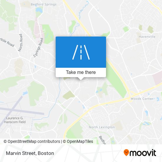 Marvin Street map