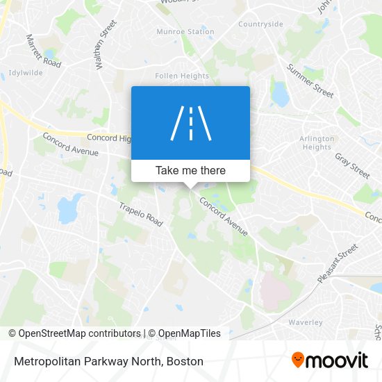 Metropolitan Parkway North map