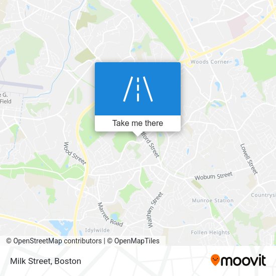 Mapa de Milk Street