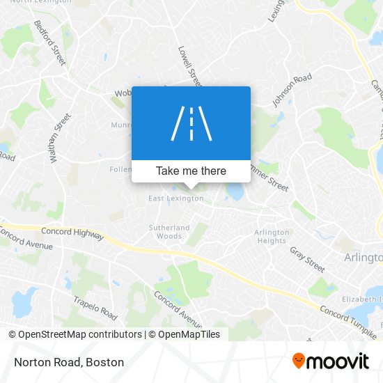 Norton Road map