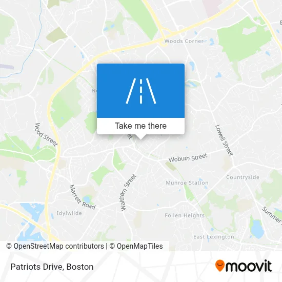 Patriots Drive map