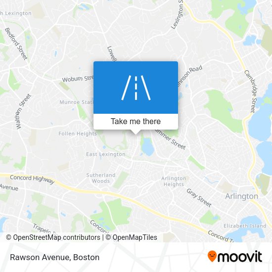 Mapa de Rawson Avenue