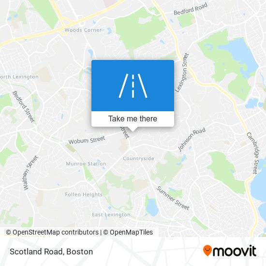 Mapa de Scotland Road