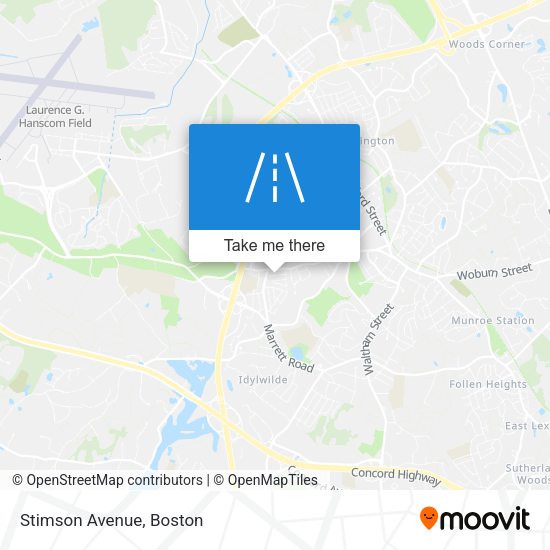 Mapa de Stimson Avenue