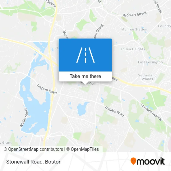 Stonewall Road map