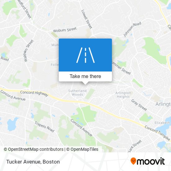 Tucker Avenue map