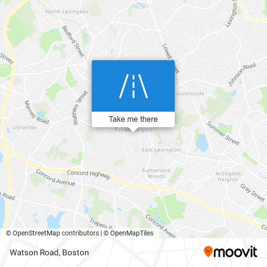 Watson Road map