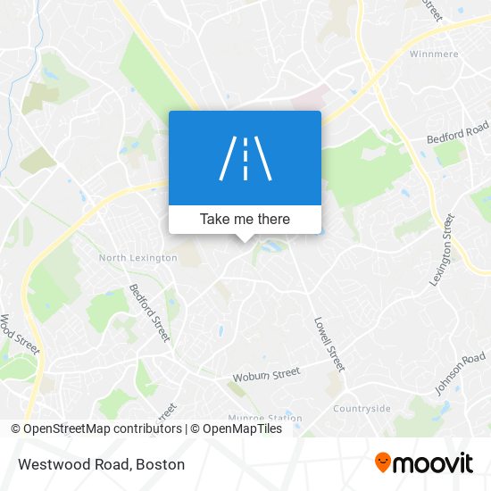 Westwood Road map