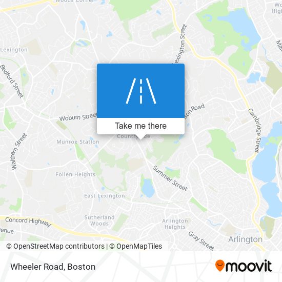 Mapa de Wheeler Road