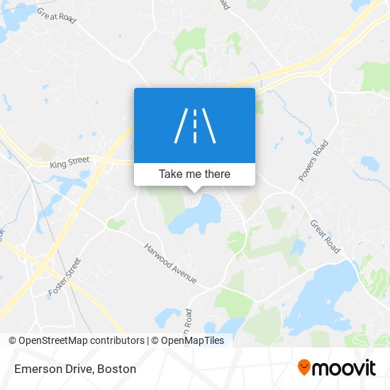 Mapa de Emerson Drive