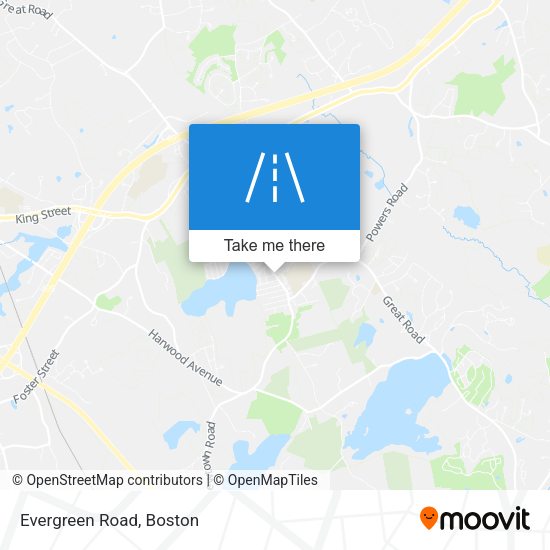 Mapa de Evergreen Road