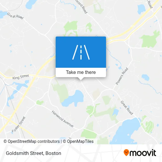 Goldsmith Street map