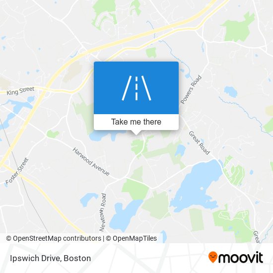 Ipswich Drive map