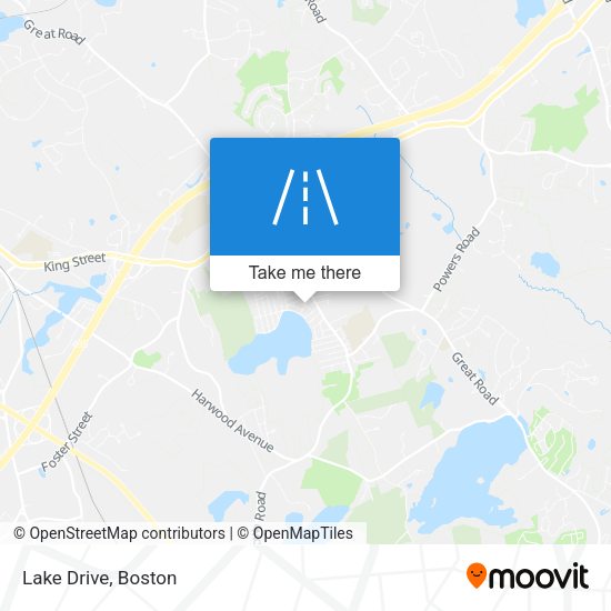 Lake Drive map