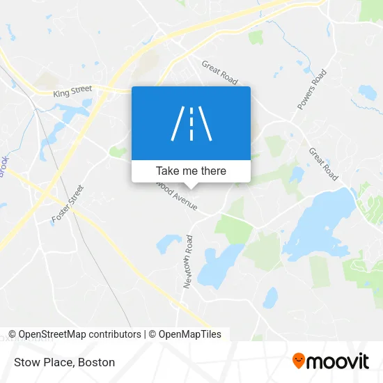 Stow Place map