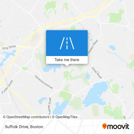 Suffolk Drive map