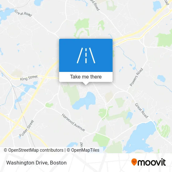 Washington Drive map