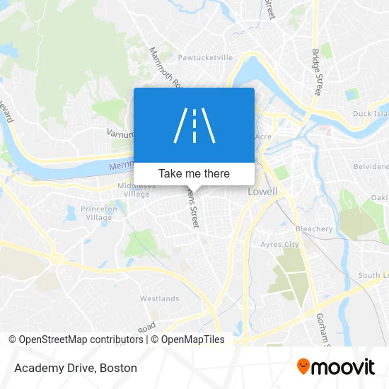 Academy Drive map