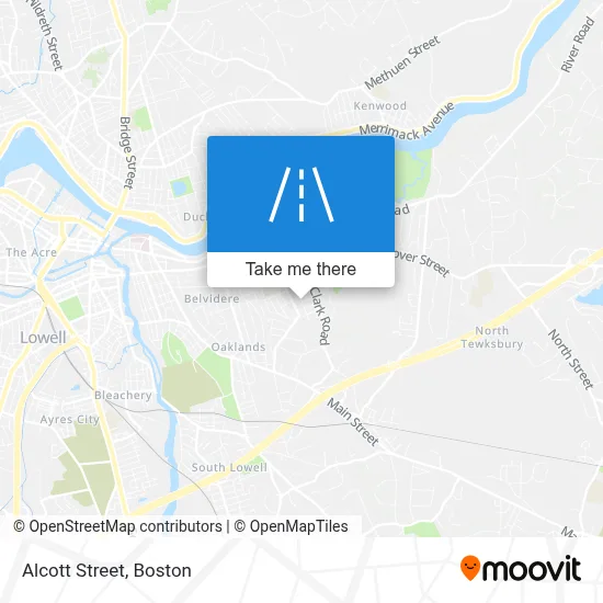 Alcott Street map