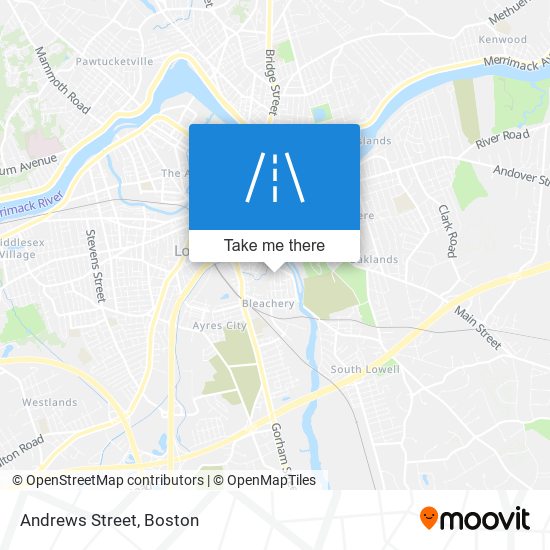 Mapa de Andrews Street