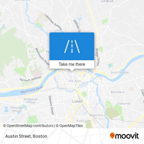 Austin Street map