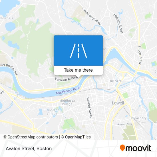 Mapa de Avalon Street