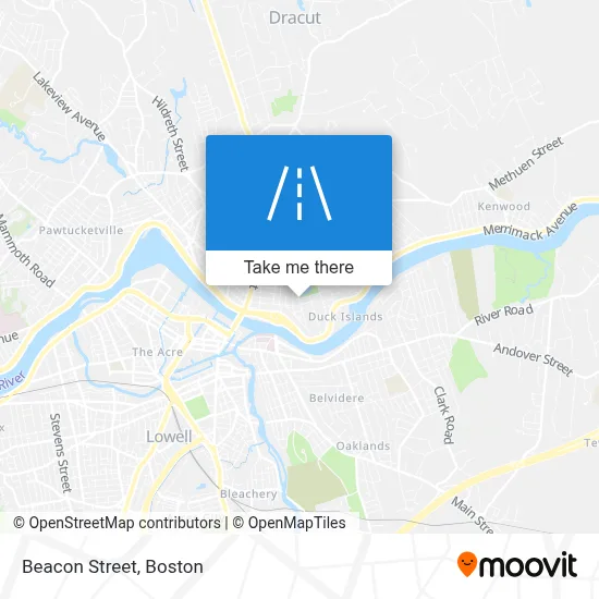 Beacon Street map