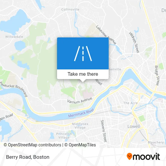 Berry Road map