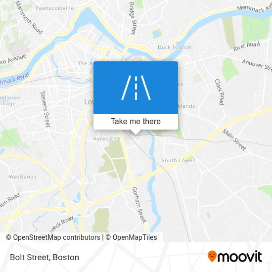 Bolt Street map