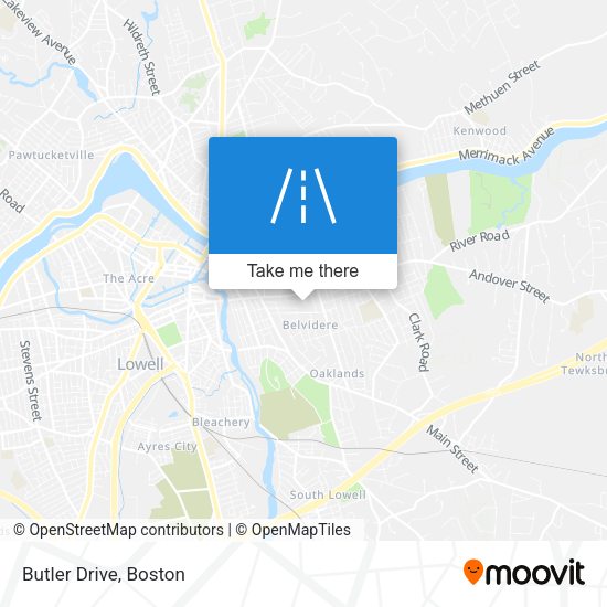 Butler Drive map