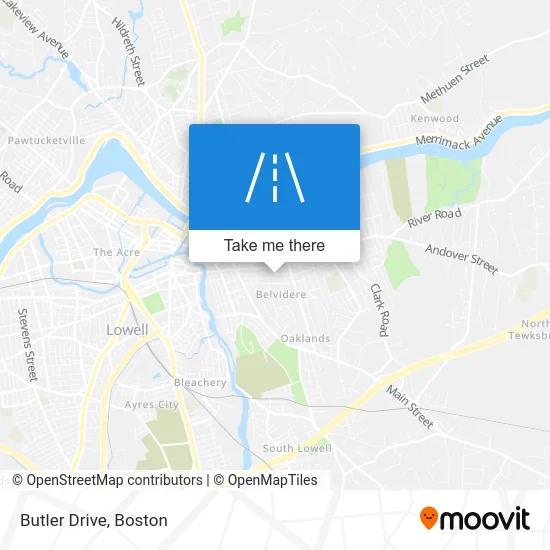 Butler Drive map