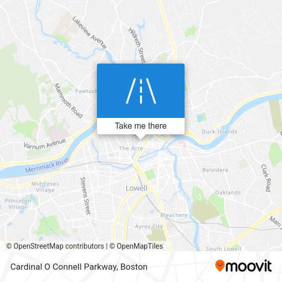 Mapa de Cardinal O Connell Parkway