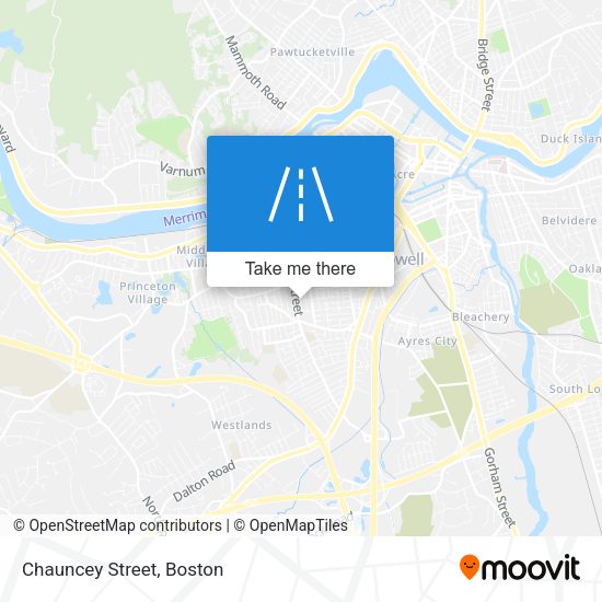 Mapa de Chauncey Street
