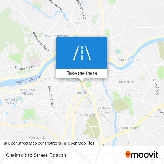 Chelmsford Street map